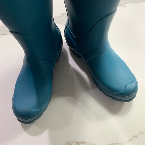 Hunter Women's Original Teal Tall Rain Boots - Picture 5 of 7